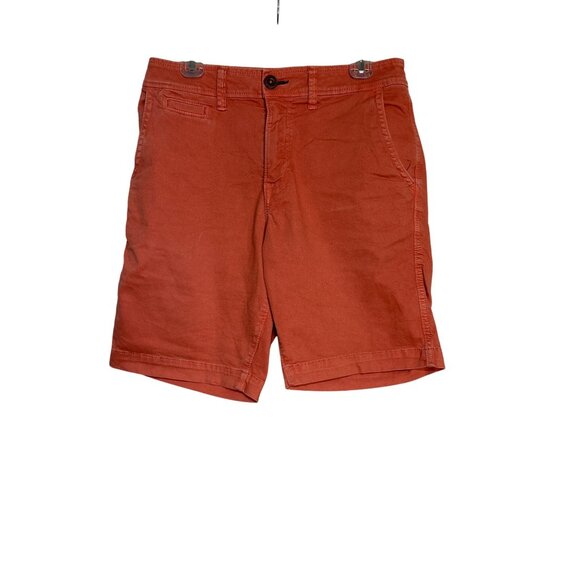 American Eagle Outfitters Mens Active Flex Coral Chino Shorts Size 32 - Picture 1 of 8